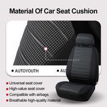 Load image into Gallery viewer, AUTOYOUTH Front Car Seat Covers Airbag Compatible Universal Fit Most Car SUV Car Accessories Car Seat Cover for Toyota 3 color
