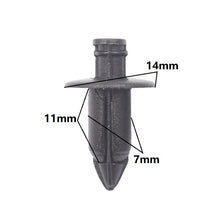 Load image into Gallery viewer, 20x Car Plastic Fairing Rivet Setting Panel Fastener Clips 6mm 7mm 8mm Push Pin Fastener
