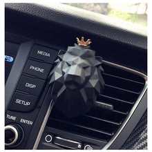 Load image into Gallery viewer, Creative Lion Head Shape Car Perfume Fragrance Cool Car Air Freshener Smell Car Diffuser Vent Clip Scent Refill For Car
