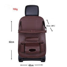 Load image into Gallery viewer, Universal Automobile Accessories Car Seat Back Bag Folding Table Organizer Pad Drink Chair Storage Pocket Box
