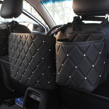 Load image into Gallery viewer, Diamond Rhinestone Car Storage Bag Hanging Automobile Organizer Seat Back Holder styling Stowing Tidying Car Interior Accessorie
