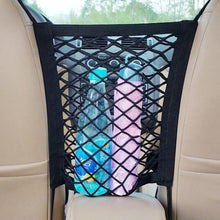 Load image into Gallery viewer, Car Interior Trunk Seat Back Elastic Mesh Net Car Styling Storage Bag Pocket Cage velcro Grid Pocket Holder Car Accessories Trun
