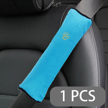 Load image into Gallery viewer, Car Accessories Seat Belt Pu Leather Safety Belt Shoulder Cover Breathable Protection Seat Belt Padding Pad Auto Interior Access
