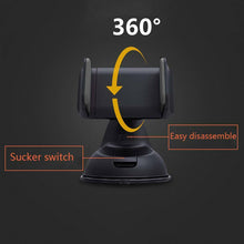 Load image into Gallery viewer, Universal Car Mobile Phone Holder 360 Degrees Rotation Dashboard Suction Mount Stand Cell Phone Holder For Iphone Car Bracket
