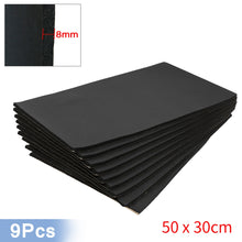 Load image into Gallery viewer, Uxcell 9pcs/12pcs 50cm*30cm Sound Deadener Heat Insulation Mat Car Van Sound Proofing Deadening Insulation Car Hood Insulation
