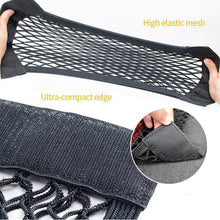 Load image into Gallery viewer, Car Back Rear Trunk Storage Net Seat Elastic String Net Magic Sticker Mesh Storage Bag Auto Organizer Seat Back Bag Freeshipping
