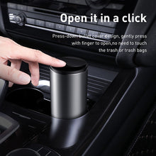 Load image into Gallery viewer, Baseus Car Trash Bin Can Mini Auto Dust Organizer Car Interior Rubbish Bag Garbage Container Storage Box Bucket Auto Accessories
