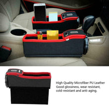 Load image into Gallery viewer, Car Seat Crevice Storage Box Cup Drink Holder Organizer Auto Gap Pocket Stowing Tidying For Phone Pad Card Coin Case Accessories
