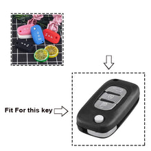 Load image into Gallery viewer, KEYYOU Silicone Key Case Cover For LADA Vesta Granta XRay Kalina Priora Sedan Sport For Renault Fluence Clio Megane For Mercedes
