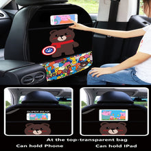 Load image into Gallery viewer, 1PCS Car Seat Back Cover Protector for Kids Cartoon Car Anti Kick Mat with Bag Waterproof Car Seat Back Protector Anti Kick Pad
