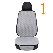 Load image into Gallery viewer, Summer Car Seat Cover Protector Auto Flax Front Back Rear Backrest Linen Seat Cushion Pad for Automotive Interior Truck Suv Van
