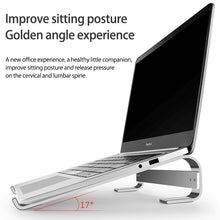 Load image into Gallery viewer, 11-18 inch Aluminum Alloy Laptop Stand For PC Notebook Support Holder For Tablet Macbook Pro Non-slip Cooling Bracket
