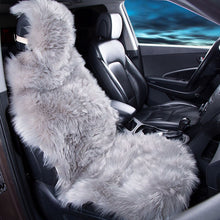 Load image into Gallery viewer, KAWOSEN 1 Piece Long Faux Fur Seat Cover, Universal Artificial Plush Car Seat Covers, Cute Plush Snow Seat Cushion LFFS02
