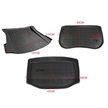 Load image into Gallery viewer, Trunk Front and Cargo Durable Mat Car accessorie for tesla model 3 Black Thermoplastic elastomer Modification Pad auto Accessori
