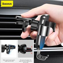 Load image into Gallery viewer, Baseus Car Phone Holder Air Vent Mount Clip Stand Gravity Car Holder Mount for Mobile Phone Car Bracket 4.7-6.5 inch Universal
