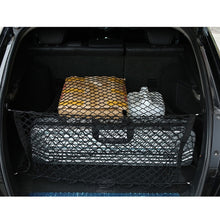 Load image into Gallery viewer, Car Trunk Cargo Net Organizer Auto Elastic Mesh Fixed Cover Travel Sundries Storage Bag Interior Accessories
