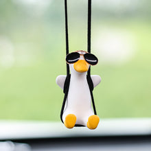 Load image into Gallery viewer, Gypsum Cute Anime Car Accessorie Swing Duck Pendant Auto Rearview Mirror Ornaments Birthday Gift Auto Decoraction Car Fragrance
