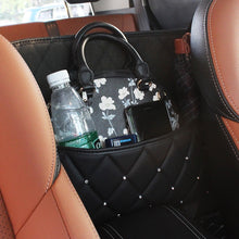 Load image into Gallery viewer, Diamond Rhinestone Car Storage Bag Hanging Automobile Organizer Seat Back Holder styling Stowing Tidying Car Interior Accessorie
