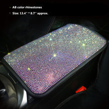 Load image into Gallery viewer, Car Bling Accessories for Woman Interior Set Styling Rhinestone Headrest Pillows Back Support Seat Cushion Pain Relief Sparkly
