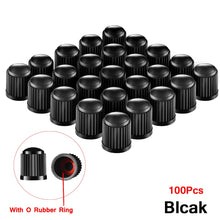 Load image into Gallery viewer, AUTCOAT Tire Stem Valve Caps, with O Rubber Ring, Universal Stem Covers for Cars, SUVs, Bike and Bicycle, Trucks, Motorcycles
