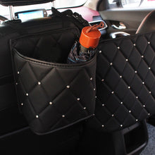 Load image into Gallery viewer, Diamond Rhinestone Car Storage Bag Hanging Automobile Organizer Seat Back Holder styling Stowing Tidying Car Interior Accessorie
