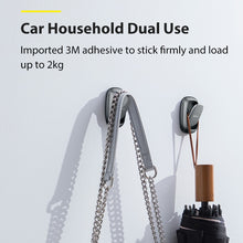 Load image into Gallery viewer, Baseus Auto Fastener Clip Vehicle Hooks For Bag USB Cable Storage Organizer Key Hanger Accessories 2PCS Metal Car Hooks
