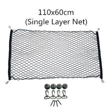 Load image into Gallery viewer, Car Trunk Cargo Net Organizer Auto Elastic Mesh Fixed Cover Travel Sundries Storage Bag Interior Accessories
