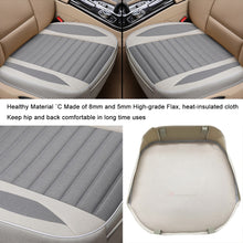 Load image into Gallery viewer, Car Seat Cover,Flax Cushion Seasons Universal Breathable  For Most Four-Door Sedan&amp;SUV Ultra-Luxury Car Seat Protection
