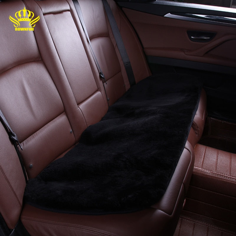 AUTOROWN Faux Fur Car Seat Cushion For Toyota Lexus Kia Hyundai Nissan Universal Car Seat Covers Automotive Interior Accessories