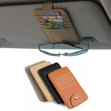 Load image into Gallery viewer, Car Auto Sun Visor Point Pocket Organizer Pouch Bag Card Glasses Storage Holder Car-styling
