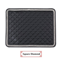 Load image into Gallery viewer, 18*14cm Anti Slip Mat Crystal Rhinestone Automobile Silicone Non-Slip Mat Pad Car Sticky for GPS Phone Car Interior Accessories
