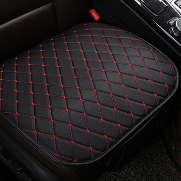 PU Leather Car Seat Cover Universal Auto Chair Front Rear Back Waterproof Cushion Protector Four Season Accessories Interior