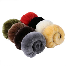 Load image into Gallery viewer, Authentic Sheepskin Car Stretch-on Steering Wheel Cover/Soft Australian Wool Vehicle braid on the steering-Wheel Protector
