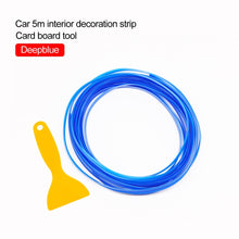 Load image into Gallery viewer, Car Styling 5M/pcs Universal Flexible Car Interior Decoration Moulding Trim Strips Car Central Control and Door Decoration Strip
