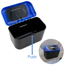 Load image into Gallery viewer, Universal Car Trash Can with Clip Auto Trash Bin Accessories for Garbage Bag 2 Lids Automatic Rubbish Organizer Storage
