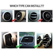 Load image into Gallery viewer, 10 Pcs Car Interior Decoration Strips Moulding Trim Car Air Conditioner Outlet Vent Grille Chrome Interior Strip Auto Sticker
