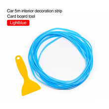 Load image into Gallery viewer, Car Styling 5M/pcs Universal Flexible Car Interior Decoration Moulding Trim Strips Car Central Control and Door Decoration Strip
