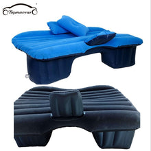 Load image into Gallery viewer, Bymaocar Inflatable car mattress  outdoor camping inflatable bed PVC flocking Multifunctional Car inflatable bed car accessories
