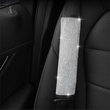 Load image into Gallery viewer, Bling Bling Rhinestones Crystal Car Steering Wheel Cover  PU Leather Steering-wheel covers Auto Accessories Case Car Styling
