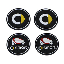 Load image into Gallery viewer, Cup Mats Non-slip Mat For Mercedes Smart Fortwo Forfour 453 451 450 Fluorescent Logo Storage Anti Stress Slip Covers Car Styling
