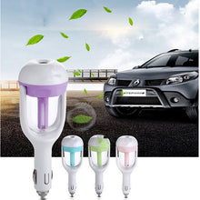 Load image into Gallery viewer, 1Pcs 12V Car air freshener oil diffuser Car Steam Air Humidifier Aroma Diffuser Mini Air Purifier Diffuser Mist Maker Fogger
