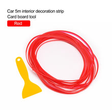 Load image into Gallery viewer, Car Styling 5M/pcs Universal Flexible Car Interior Decoration Moulding Trim Strips Car Central Control and Door Decoration Strip
