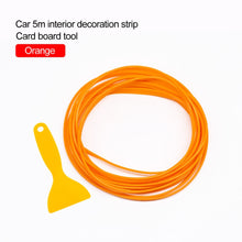 Load image into Gallery viewer, Car Styling 5M/pcs Universal Flexible Car Interior Decoration Moulding Trim Strips Car Central Control and Door Decoration Strip
