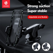 Load image into Gallery viewer, Licheers Sucker Car Phone Holder Mobile Phone Holder Stand in Car No Magnetic GPS Mount Support For iPhone 13 Pro Xiaomi Samsung
