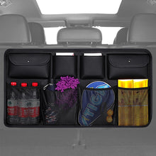 Load image into Gallery viewer, Car Trunk Organizer Backseat Storage Bag High Capacity Adjustable Auto Seat Back Oxford Cloth Organizers Universal Multi-use
