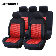 Load image into Gallery viewer, AUTOROWN Car Seat Cover Universal For Toyota BMW KIA Honda Polyester Automobiles Seat Covers Interior Accessories Seat Protector
