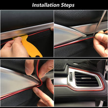 Load image into Gallery viewer, Car Mouldings Trim 3D Line Strips Decorative Strips Line For Volkswagen VW Golf 4 6 7 GTI Tiguan Passat B5 B6 B7 CC Jetta MK5
