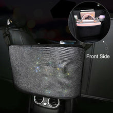 Load image into Gallery viewer, Luxury Diamond Rhinestone Car Storage Bag Organizer Seat Back Holder Multi-Pockets Car Backseat Stowing Tidying for Women
