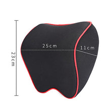 Load image into Gallery viewer, Car Neck Pillow Cushion Back Pillow Car Seat Pillow Lumbar Support For Office Chair Cushion Car Auto Universal 3d Memory Foam
