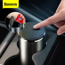 Load image into Gallery viewer, Baseus Car Trash Bin Alloy Garbage Can For Car Dustbin Waste Rubbish Basket Bin Organizer Storage Holder Bag Auto Accessories
